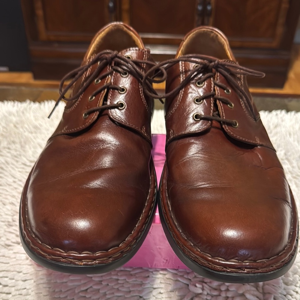 Josef Seibel Classic Brown Leather Men's Shoes